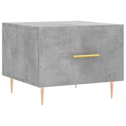 Salontafel 50X50X40 Cm Bewerkt Hout 1 Betongrijs