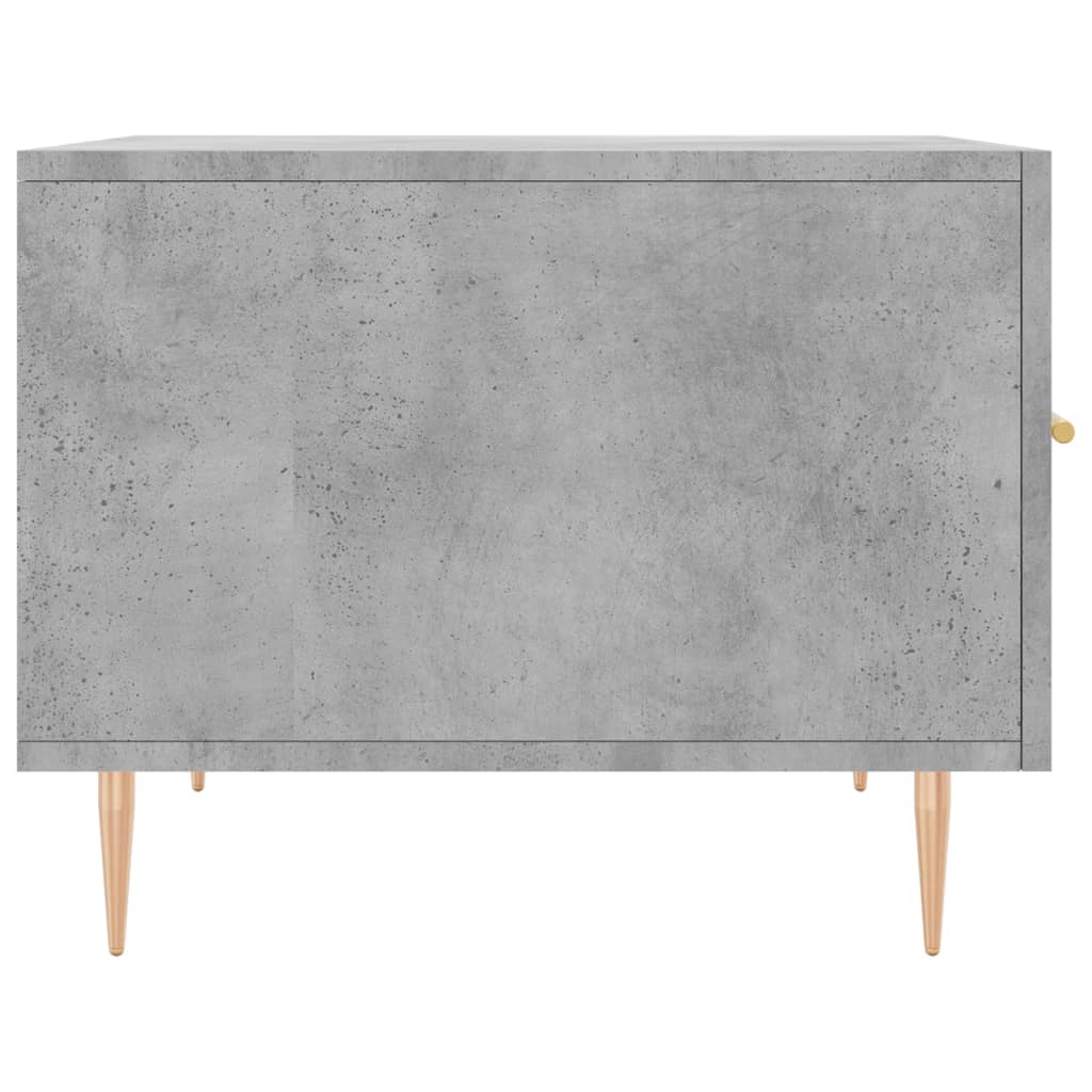 Salontafel 50X50X40 Cm Bewerkt Hout 1 Betongrijs