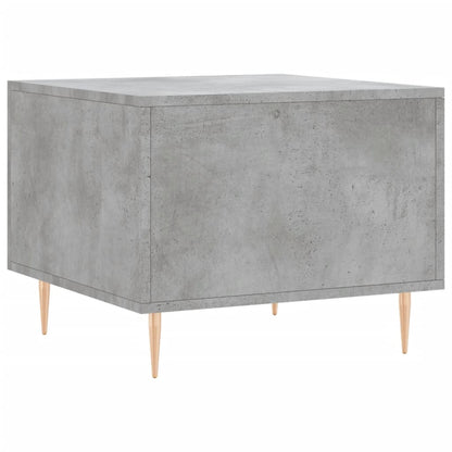 Salontafels 50X50X40 Cm Bewerkt Hout 2 Betongrijs