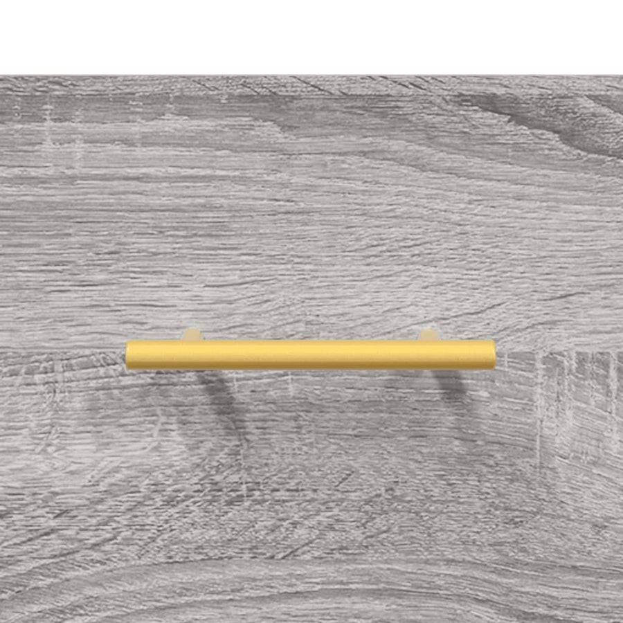 Salontafel 50X50X40 Cm Bewerkt Hout Eiken 1 Grijs sonoma