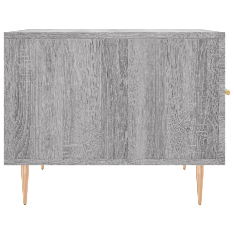 Salontafels 50X50X40 Cm Bewerkt Hout Eiken 2 Grijs sonoma