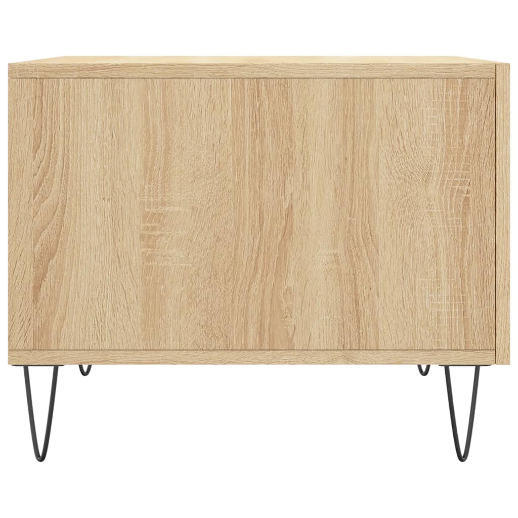 Salontafel 50X50X35 Cm Bewerkt Hout Kleurig 1 Sonoma eiken