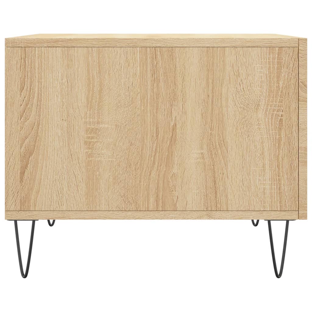 Salontafels 50X50X40 Cm Bewerkt Hout Kleurig 2 Sonoma eiken