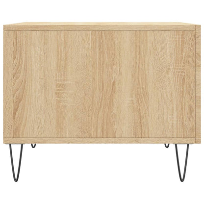 Salontafels 50X50X40 Cm Bewerkt Hout Kleurig 2 Sonoma eiken