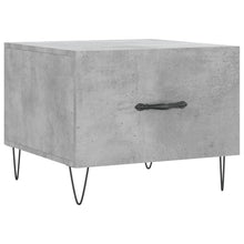 Salontafel 50X50X40 Cm Bewerkt Hout 1 Betongrijs