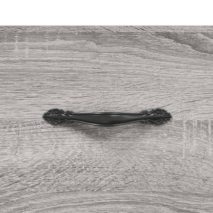Salontafel 50X50X40 Cm Bewerkt Hout Eiken 1 Grijs sonoma