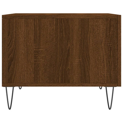 Salontafel 50X50X40 Cm Bewerkt Hout Bruin Eikenkleur 1 Bruineiken