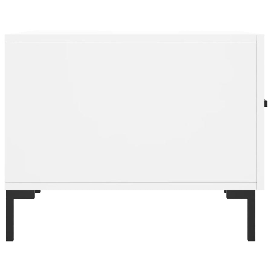 Salontafels 50X50X40 Cm Bewerkt Hout 2 Wit