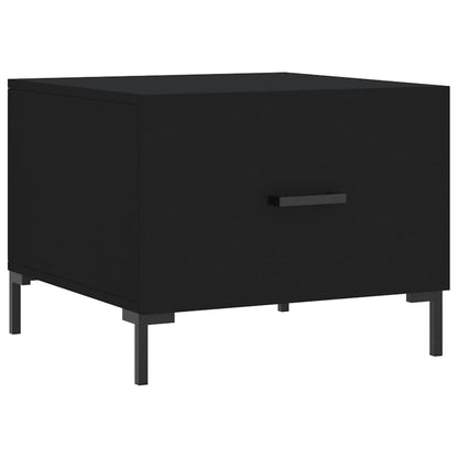 Salontafels 50X50X40 Cm Bewerkt Hout 2 Zwart