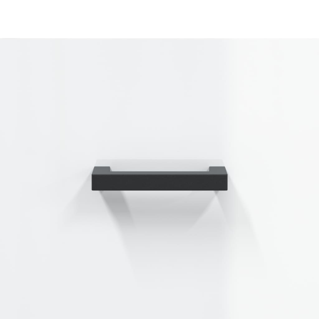 Salontafel 50X50X40 Cm Bewerkt Hout 1 Hoogglans wit