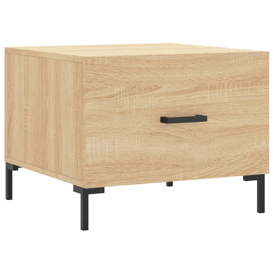 Salontafels 50X50X40 Cm Bewerkt Hout Kleurig 2 Sonoma eiken