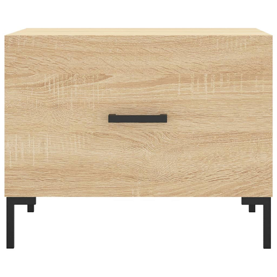 Salontafels 50X50X40 Cm Bewerkt Hout Kleurig 2 Sonoma eiken