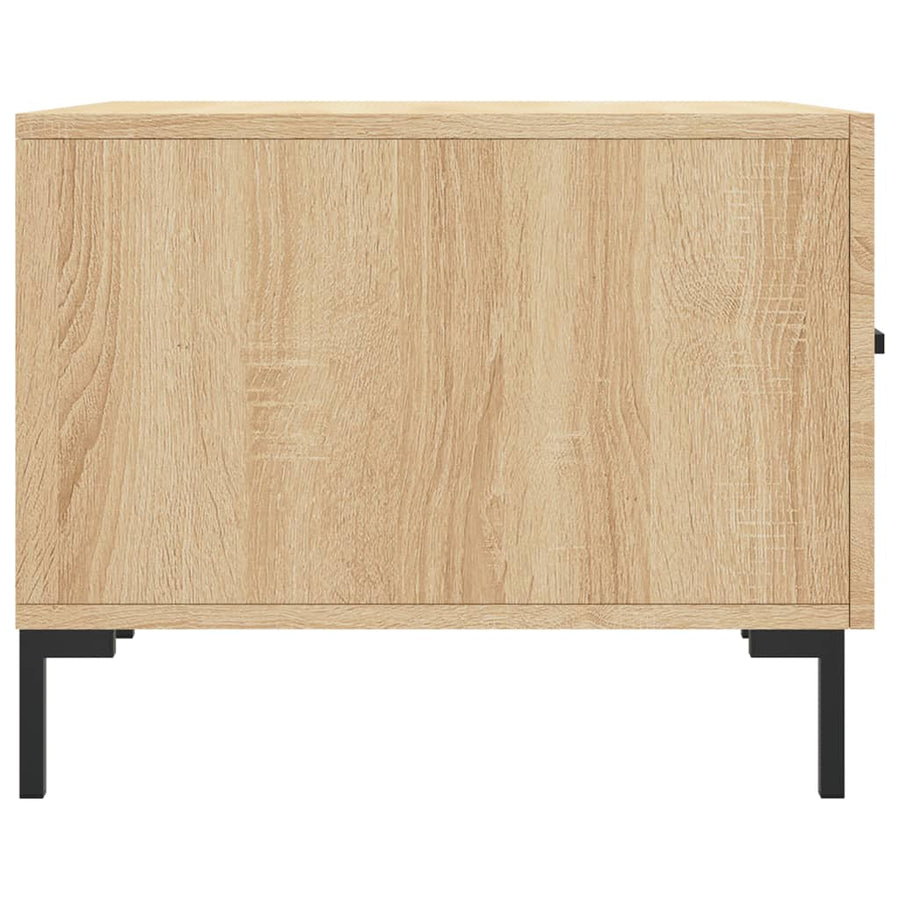 Salontafels 50X50X40 Cm Bewerkt Hout Kleurig 2 Sonoma eiken