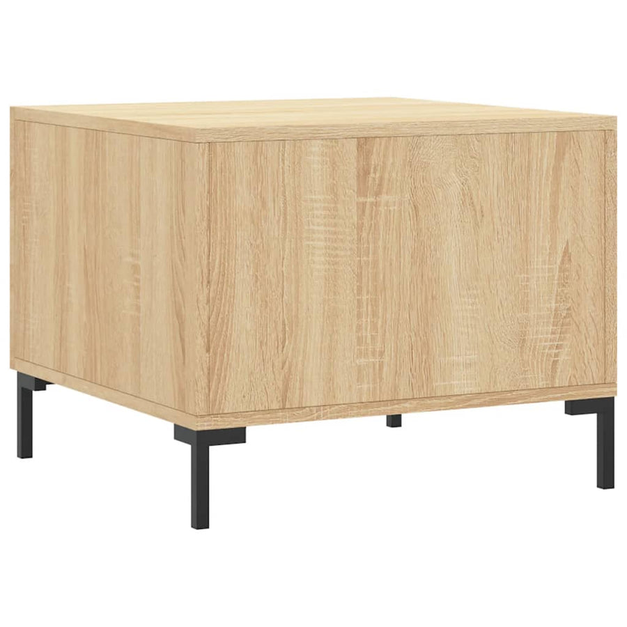 Salontafels 50X50X40 Cm Bewerkt Hout Kleurig 2 Sonoma eiken