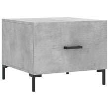 Salontafel 50X50X40 Cm Bewerkt Hout 1 Betongrijs