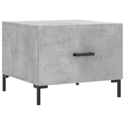 Salontafel 50X50X40 Cm Bewerkt Hout 1 Betongrijs