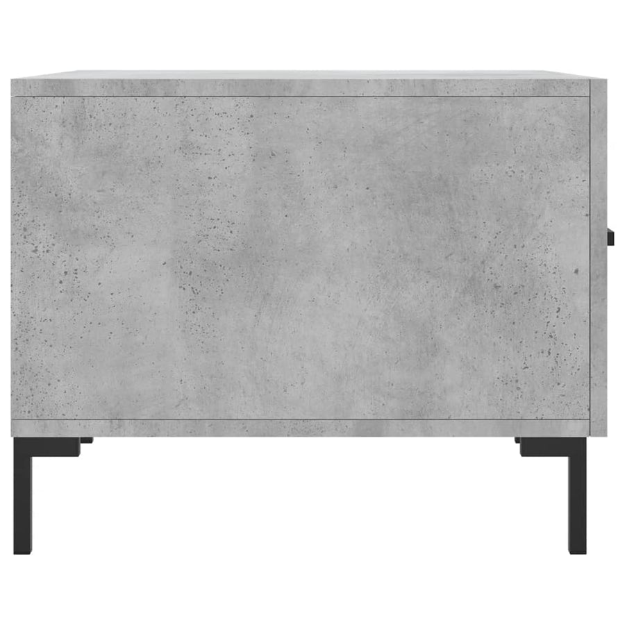 Salontafels 50X50X40 Cm Bewerkt Hout 2 Betongrijs