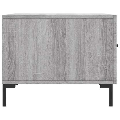 Salontafels 50X50X40 Cm Bewerkt Hout Eiken 2 Grijs sonoma