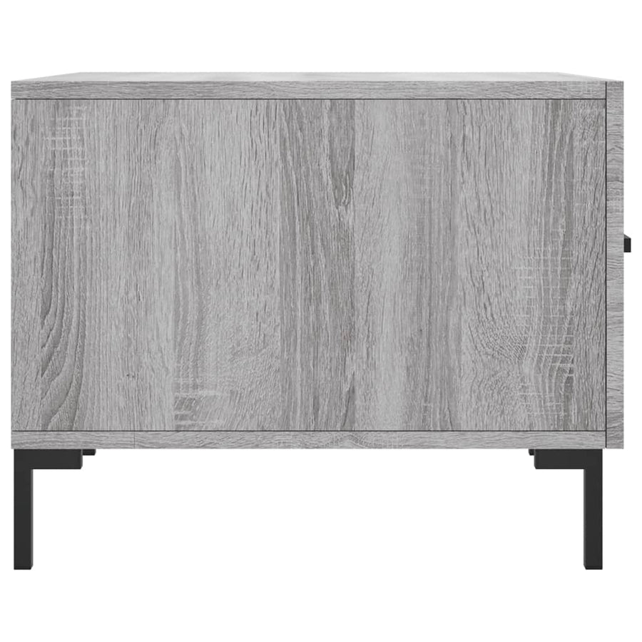 Salontafels 50X50X40 Cm Bewerkt Hout Eiken 2 Grijs sonoma