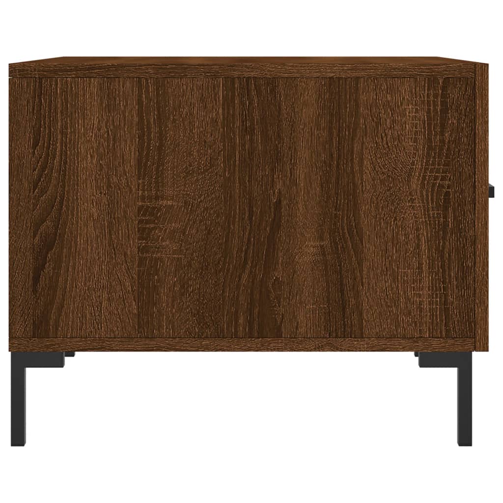 Salontafel 50X50X40 Cm Bewerkt Hout Bruin Eikenkleur 1 Bruineiken
