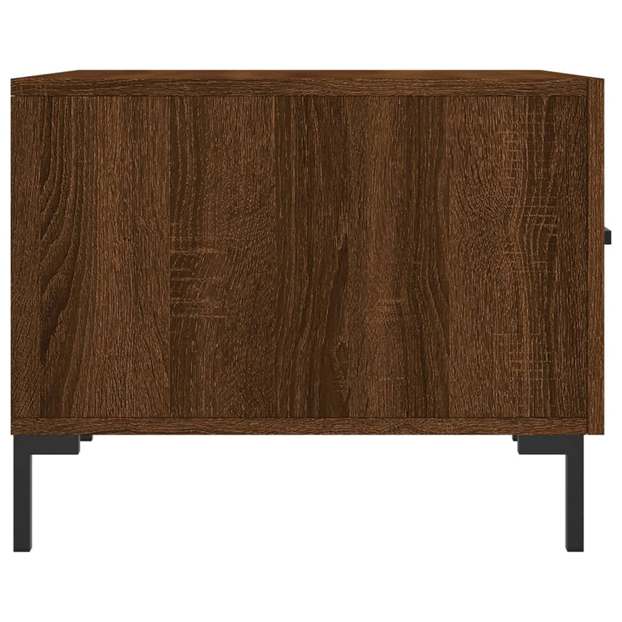 Salontafel 50X50X40 Cm Bewerkt Hout Bruin Eikenkleur 1 Bruineiken