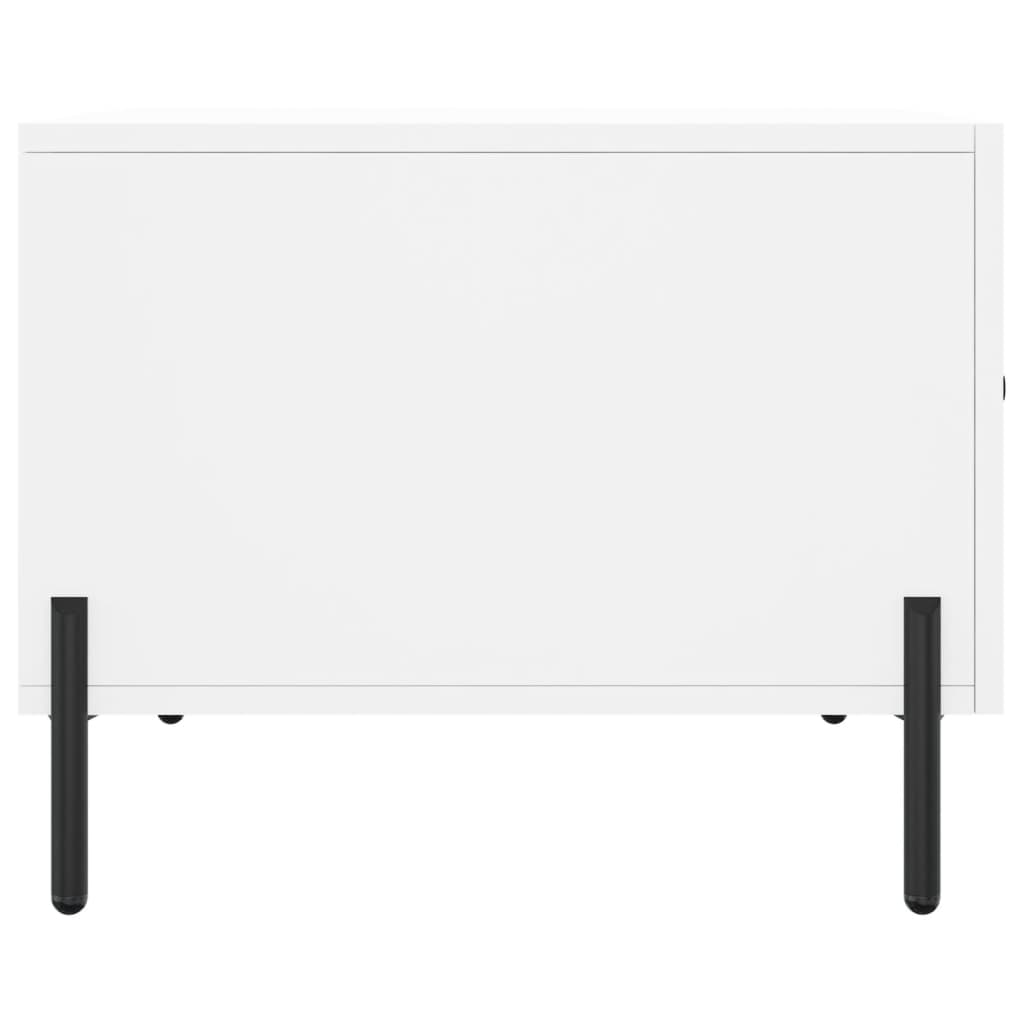 Salontafels 50X50X40 Cm Bewerkt Hout 2 Wit