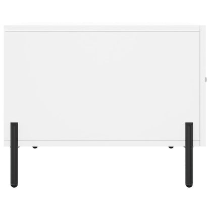 Salontafels 50X50X40 Cm Bewerkt Hout 2 Wit