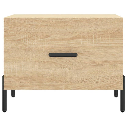 Salontafel 50X50X35 Cm Bewerkt Hout Kleurig 1 Sonoma eiken
