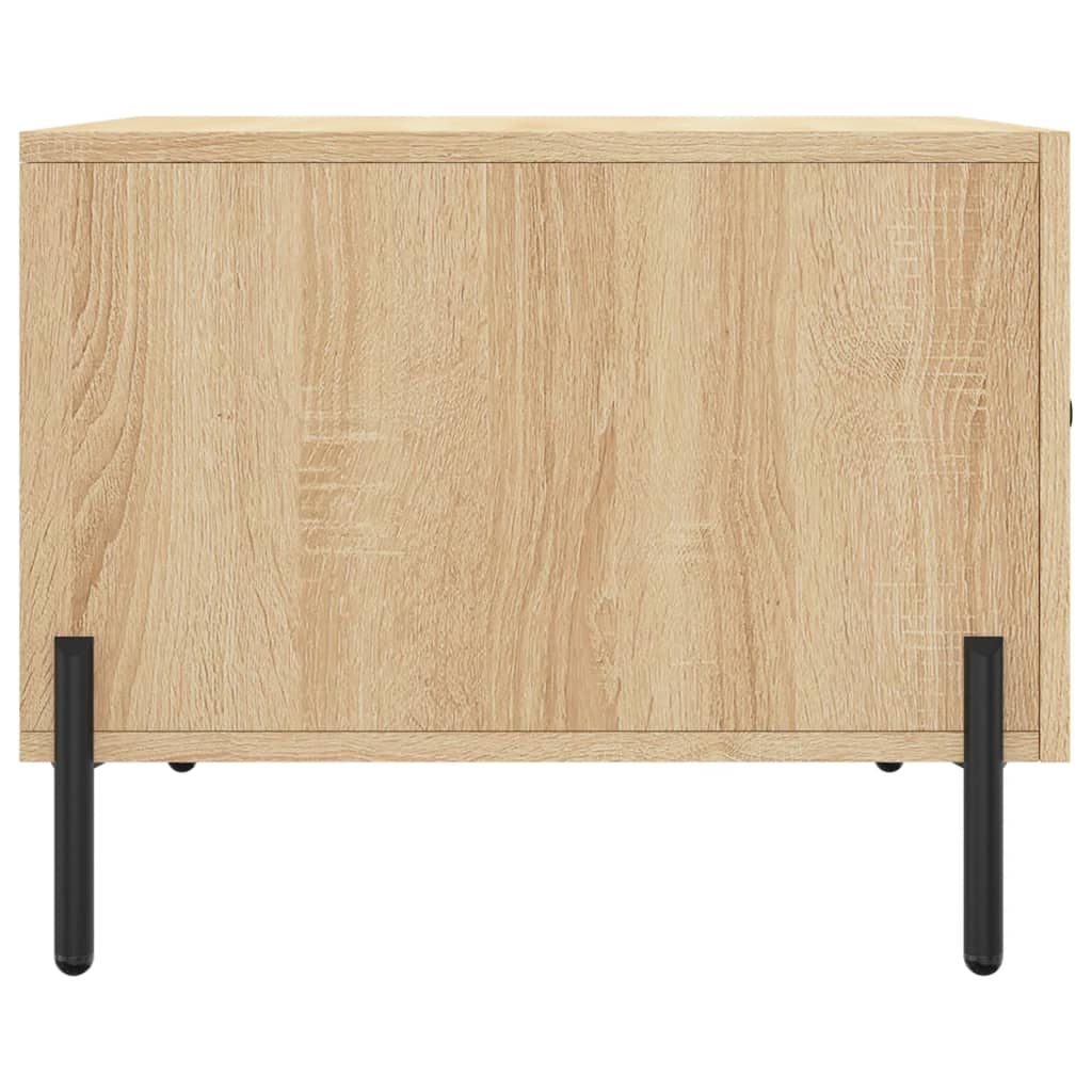 Salontafel 50X50X35 Cm Bewerkt Hout Kleurig 1 Sonoma eiken