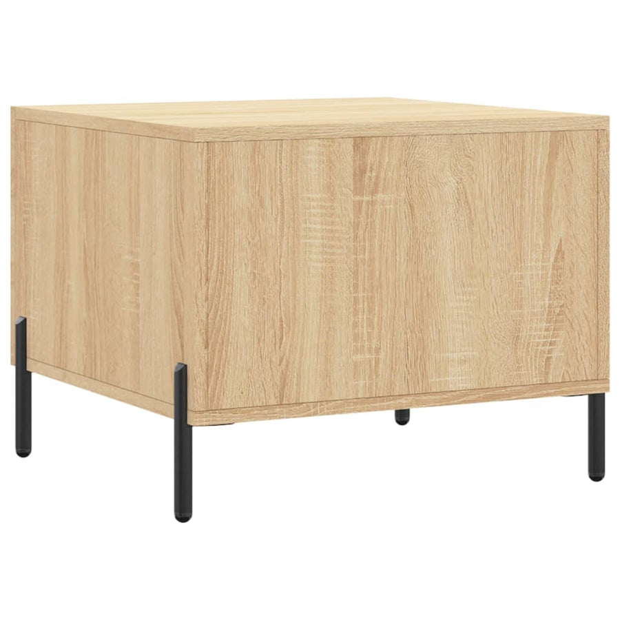 Salontafel 50X50X35 Cm Bewerkt Hout Kleurig 1 Sonoma eiken