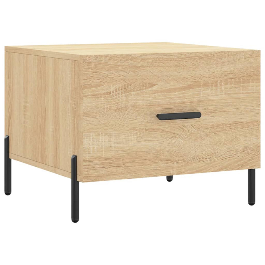 Salontafels 50X50X40 Cm Bewerkt Hout Kleurig 2 Sonoma eiken