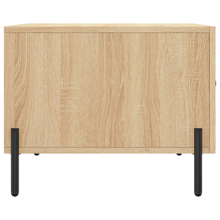 Salontafels 50X50X40 Cm Bewerkt Hout Kleurig 2 Sonoma eiken