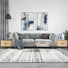 Coffee tables 2 pcs 50x50x40 cm engineered wood Sonoma oak colour