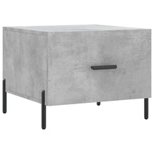 Salontafel 50X50X40 Cm Bewerkt Hout 1 Betongrijs