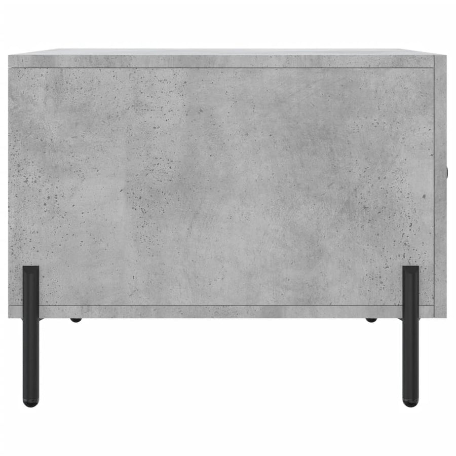 Salontafel 50X50X40 Cm Bewerkt Hout 1 Betongrijs