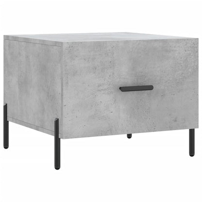 Salontafels 50X50X40 Cm Bewerkt Hout 2 Betongrijs