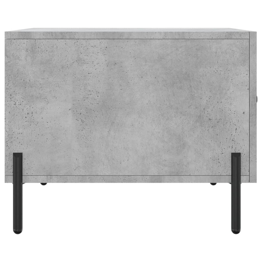 Salontafels 50X50X40 Cm Bewerkt Hout 2 Betongrijs