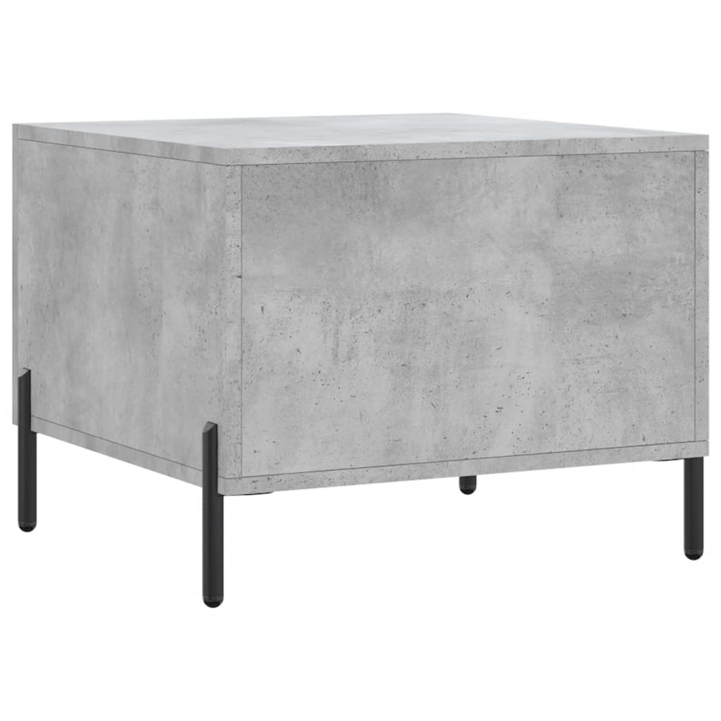 Salontafels 50X50X40 Cm Bewerkt Hout 2 Betongrijs