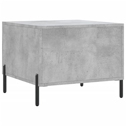 Salontafels 50X50X40 Cm Bewerkt Hout 2 Betongrijs