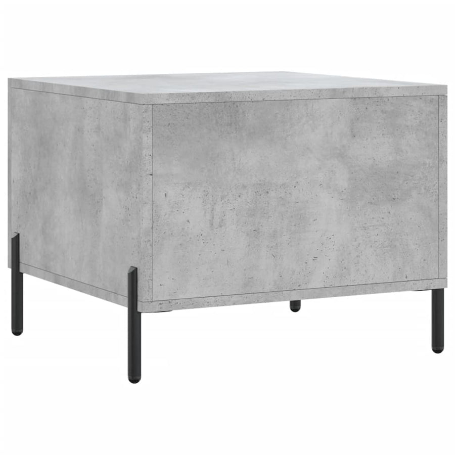 Salontafels 50X50X40 Cm Bewerkt Hout 2 Betongrijs