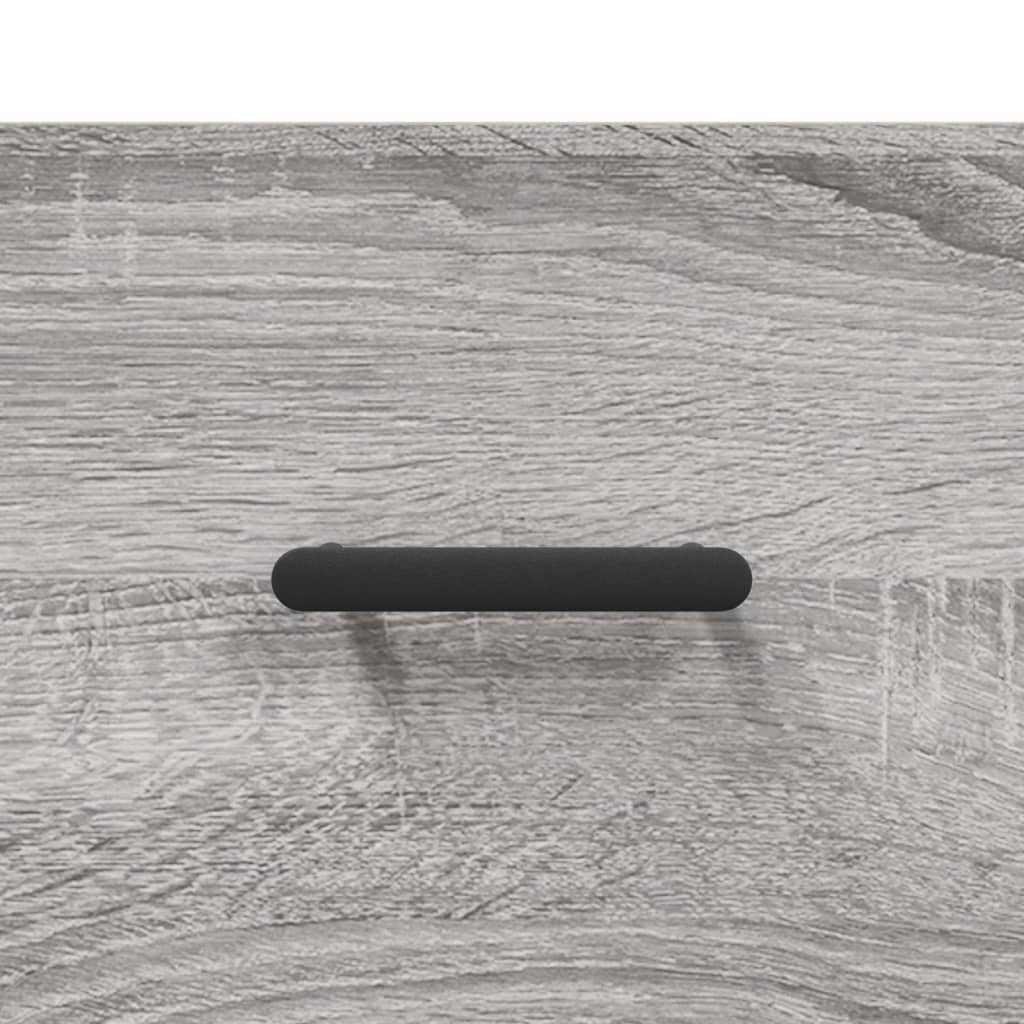 Salontafel 50X50X40 Cm Bewerkt Hout Eiken 1 Grijs sonoma