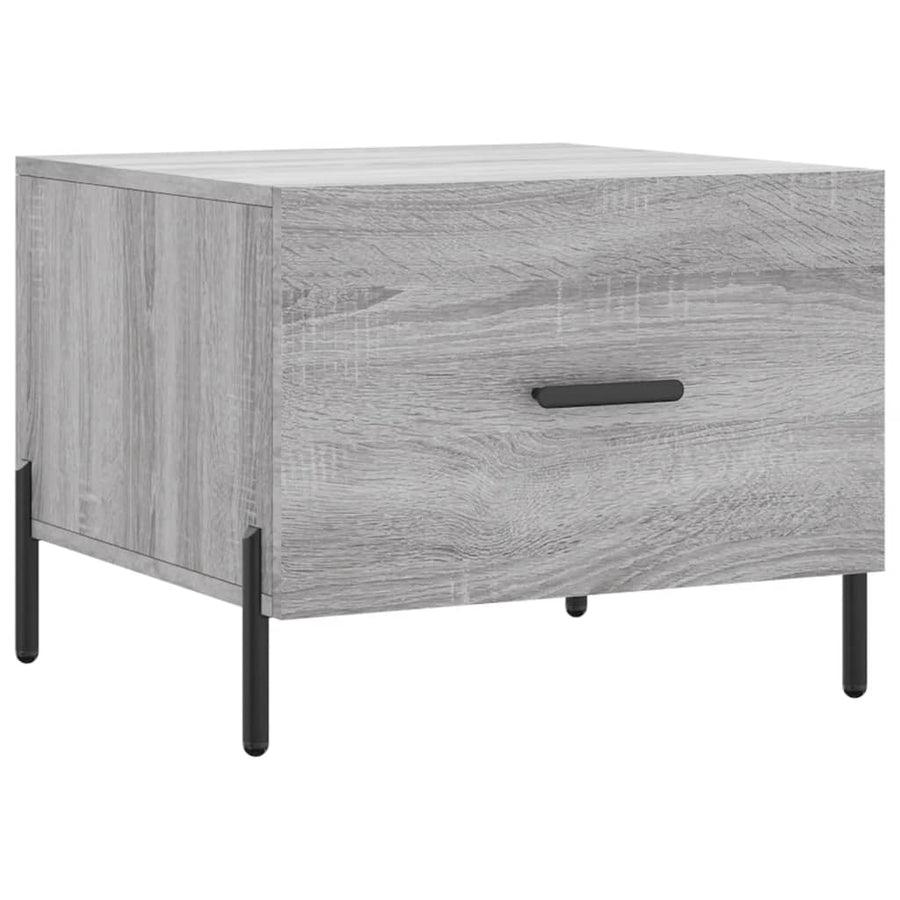 Salontafels 50X50X40 Cm Bewerkt Hout Eiken 2 Grijs sonoma