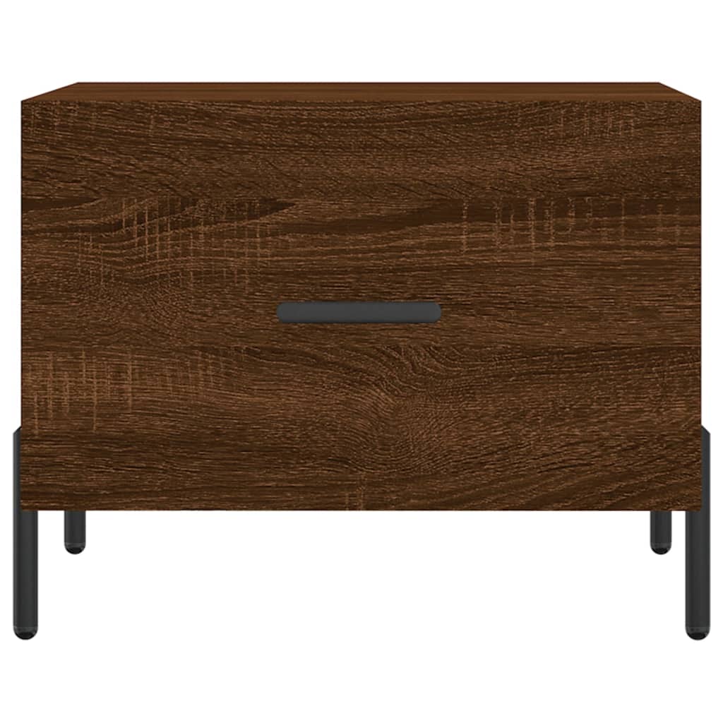 Salontafel 50X50X40 Cm Bewerkt Hout Bruin Eikenkleur 1 Bruineiken