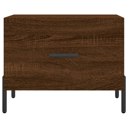 Salontafel 50X50X40 Cm Bewerkt Hout Bruin Eikenkleur 1 Bruineiken