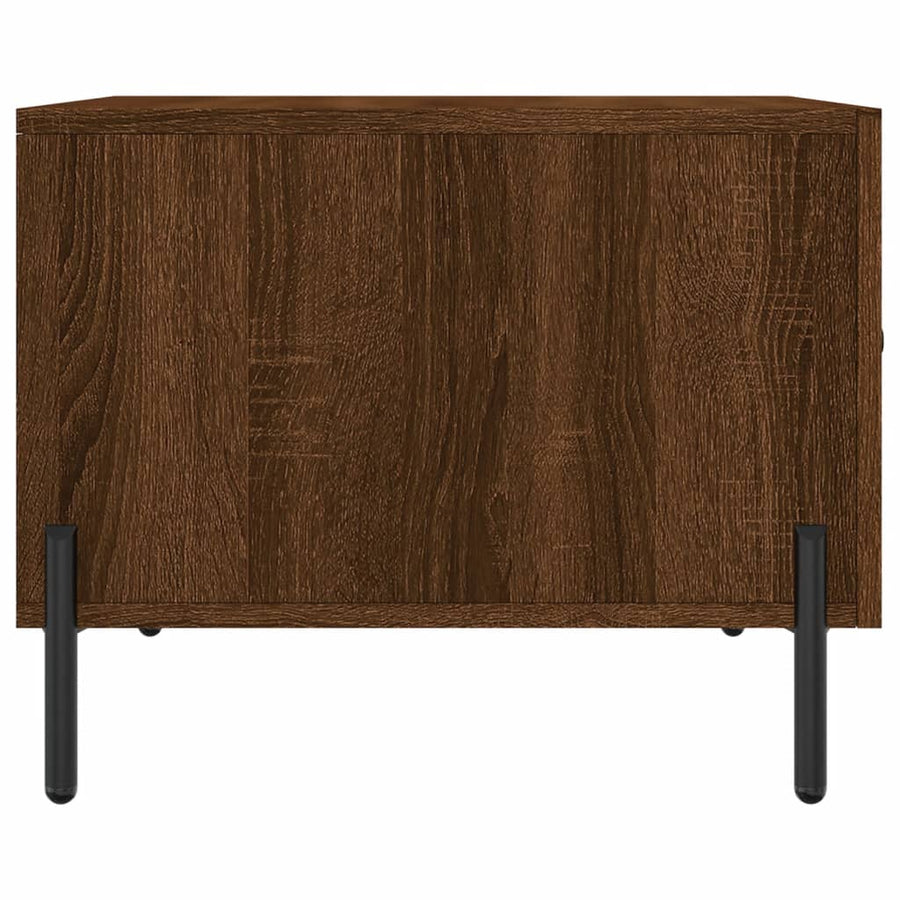 Salontafel 50X50X40 Cm Bewerkt Hout Bruin Eikenkleur 1 Bruineiken