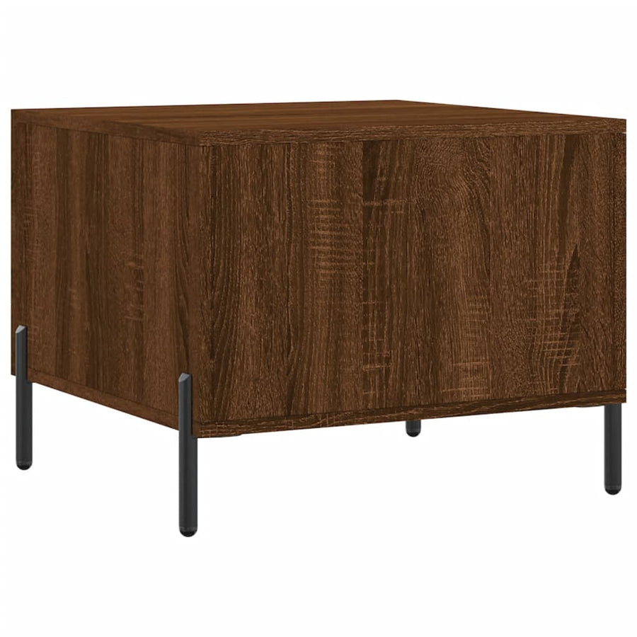Salontafel 50X50X40 Cm Bewerkt Hout Bruin Eikenkleur 1 Bruineiken
