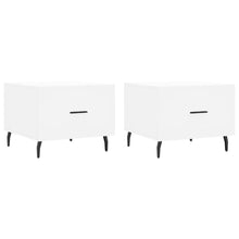 Salontafels 50X50X40 Cm Bewerkt Hout 2 Wit