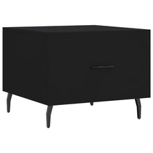 Salontafel 50X50X40 Cm Bewerkt Hout 1 Zwart