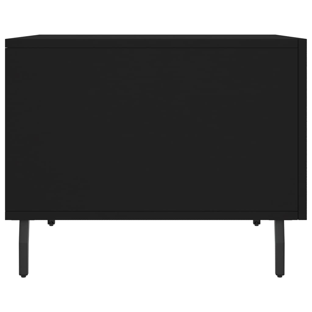 Salontafels 50X50X40 Cm Bewerkt Hout 2 Zwart