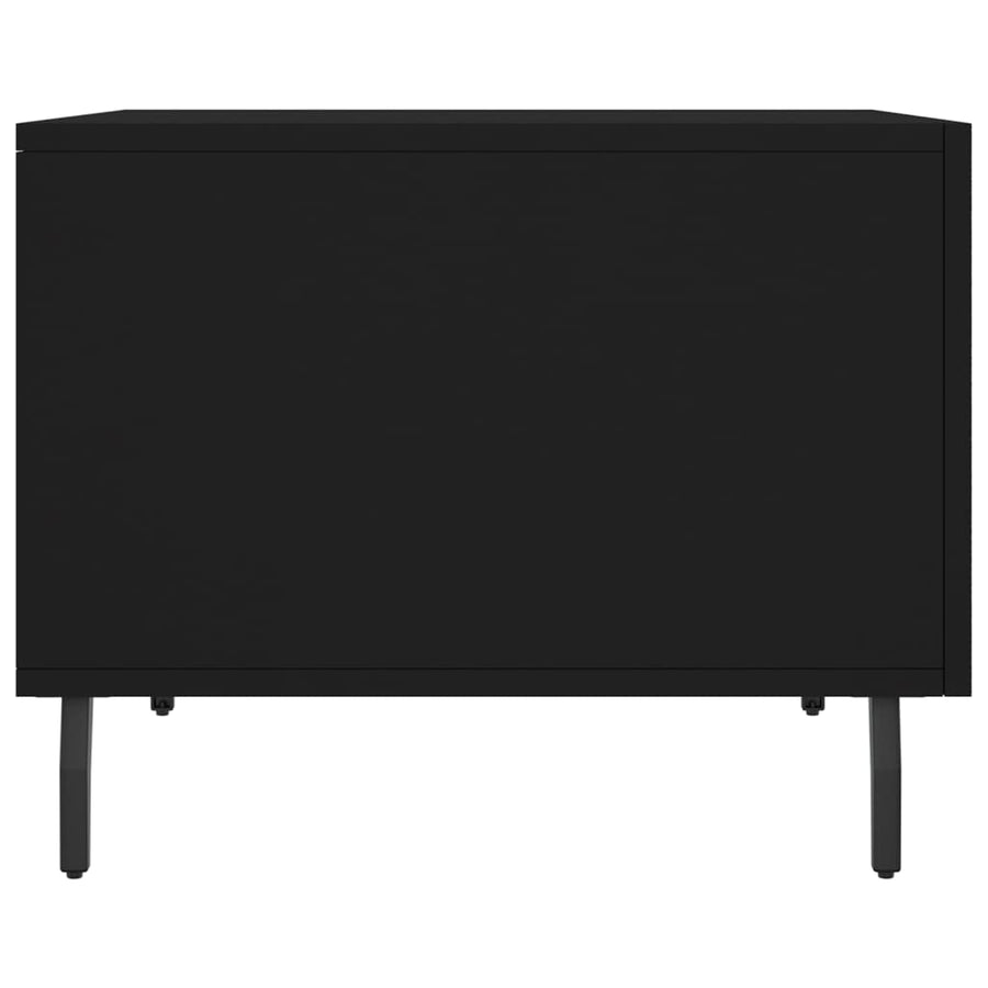 Salontafels 50X50X40 Cm Bewerkt Hout 2 Zwart